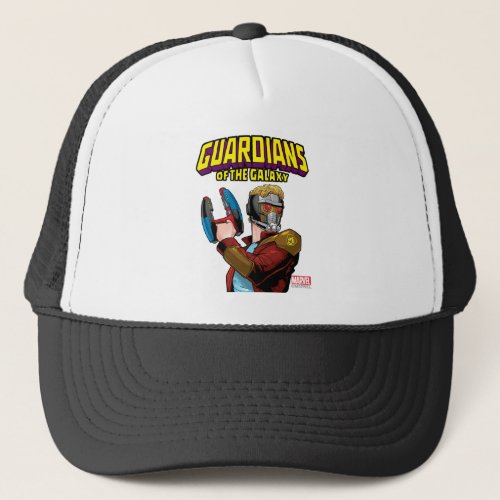 Guardians of the Galaxy  Star_Lord Retro Comic Trucker Hat
