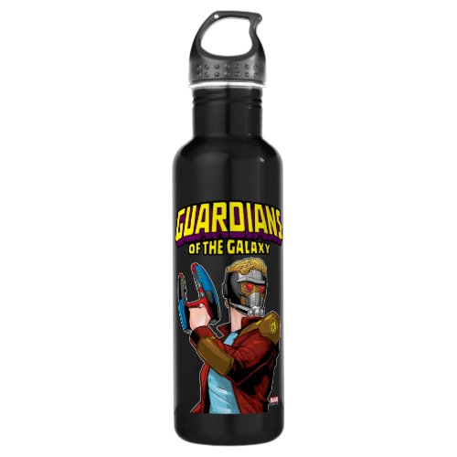 Guardians of the Galaxy  Star_Lord Retro Comic Water Bottle