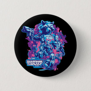 Guardians of the Galaxy Stylized Team Graphic Button