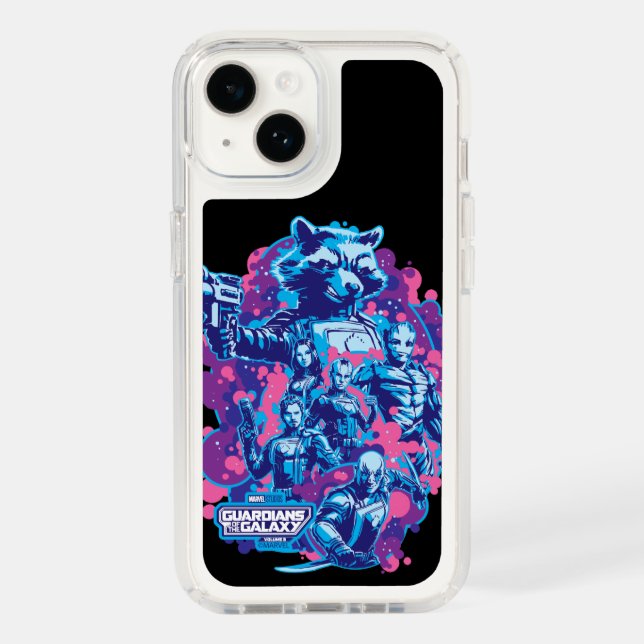 Guardians of the Galaxy Stylized Team Graphic Speck iPhone Case (Front)