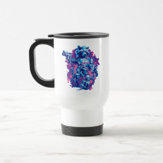 Guardians of the Galaxy Stylized Team Graphic Travel Mug