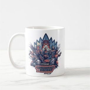 Guardians of the Galaxy Team Charge With Logo Coffee Mug