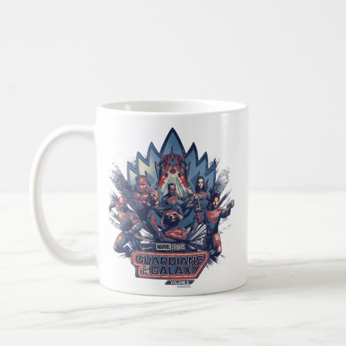 Guardians of the Galaxy Team Charge With Logo Coffee Mug