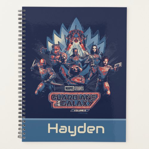 Guardians of the Galaxy Team Charge With Logo Planner