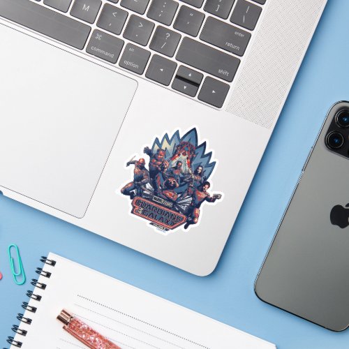 Guardians of the Galaxy Team Charge With Logo Sticker