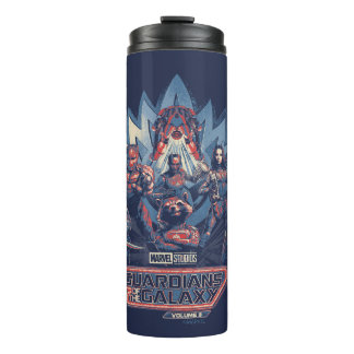 Guardians of the Galaxy Team Charge With Logo Thermal Tumbler