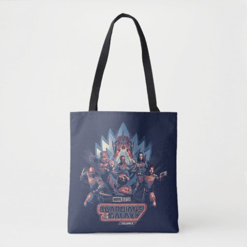 Guardians of the Galaxy Team Charge With Logo Tote Bag