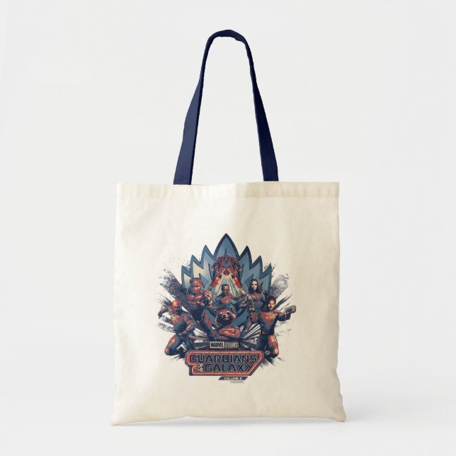 Guardians of the Galaxy Team Charge With Logo Tote Bag (Front)