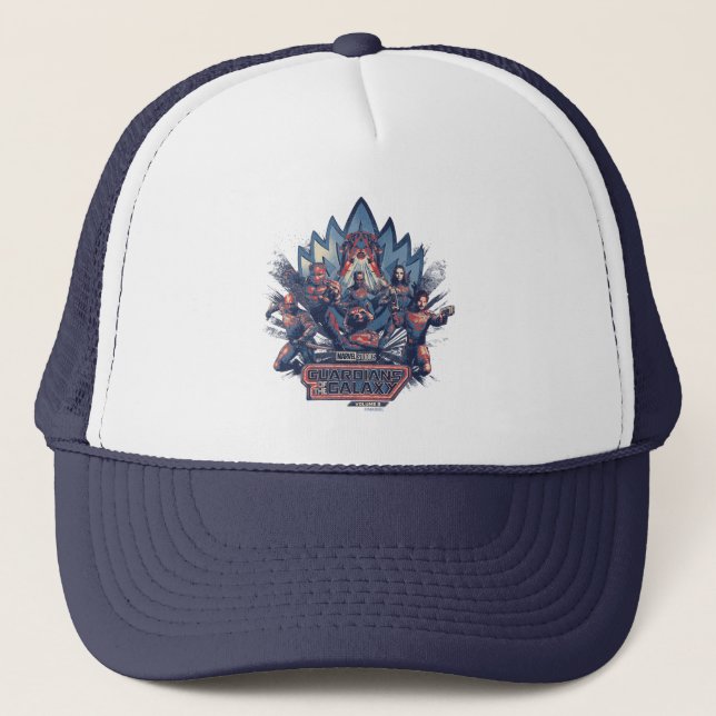 Guardians of the Galaxy Team Charge With Logo Trucker Hat (Front)