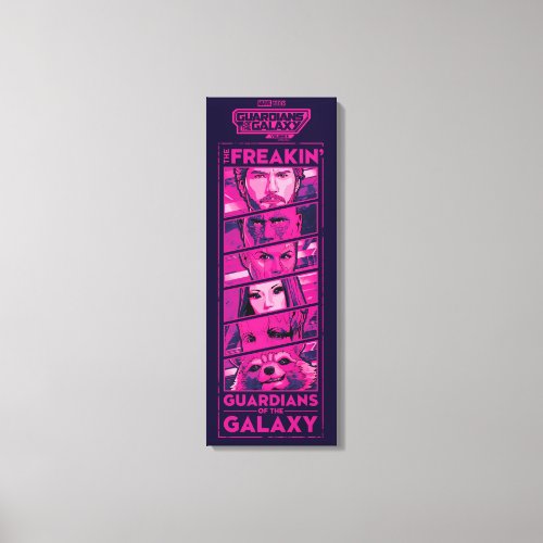 Guardians of the Galaxy Team Eyes Closeup Graphic Canvas Print