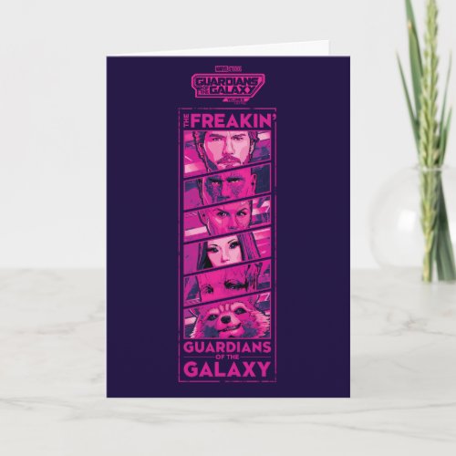 Guardians of the Galaxy Team Eyes Closeup Graphic Card