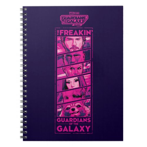 Guardians of the Galaxy Team Eyes Closeup Graphic Notebook