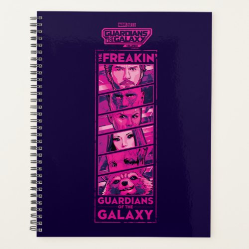 Guardians of the Galaxy Team Eyes Closeup Graphic Planner