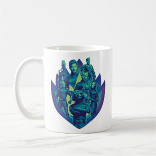 Guardians of the Galaxy Team In Emblem Graphic Coffee Mug