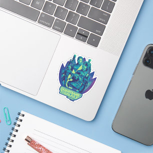 Guardians of the Galaxy Team In Emblem Graphic Sticker