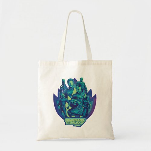 Guardians of the Galaxy Team In Emblem Graphic Tote Bag