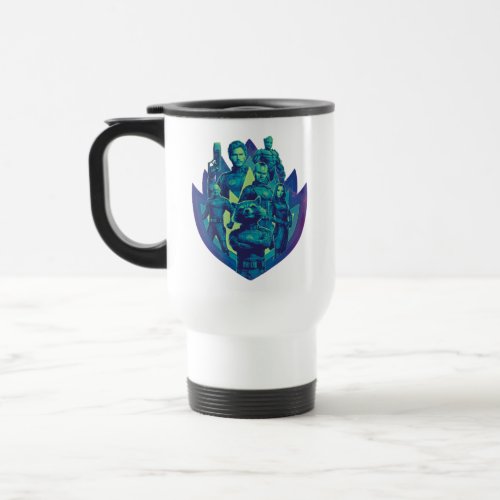 Guardians of the Galaxy Team In Emblem Graphic Travel Mug