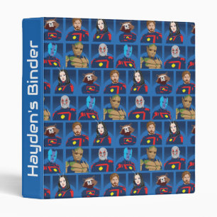 Guardians of the Galaxy Team Profile Lineup 3 Ring Binder