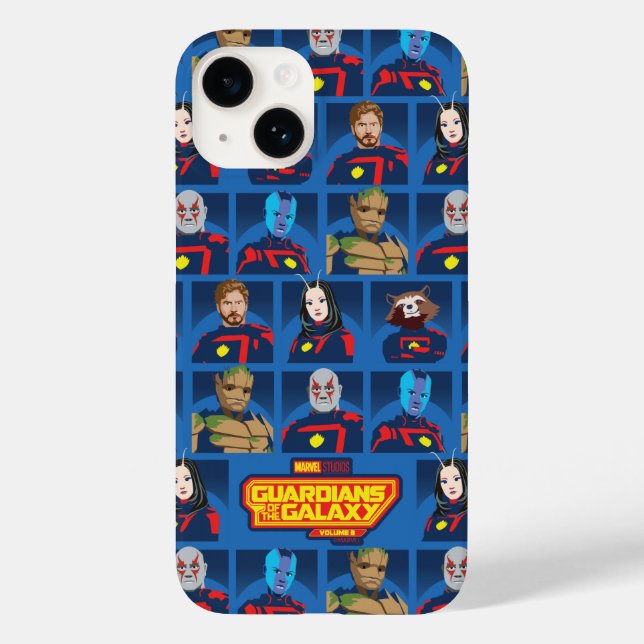Guardians of the Galaxy Team Profile Lineup Case-Mate iPhone Case (Back)