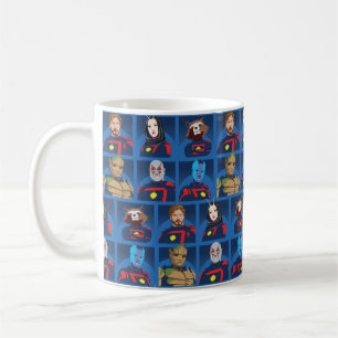 Guardians of the Galaxy Team Profile Lineup Coffee Mug