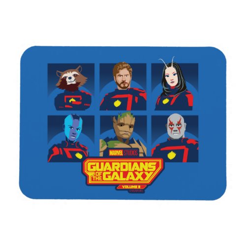 Guardians of the Galaxy Team Profile Lineup Magnet