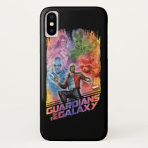 Guardians of the Galaxy | Technicolor Crew Art iPhone X Case
