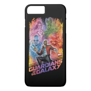 Guardians of the Galaxy Technicolor Crew Art iPhone 8 Plus/7 Plus Case