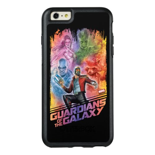 Guardians of the Galaxy  Technicolor Crew Art OtterBox iPhone 66s Plus Case