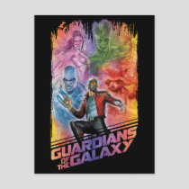 Guardians of the Galaxy | Technicolor Crew Art Postcard