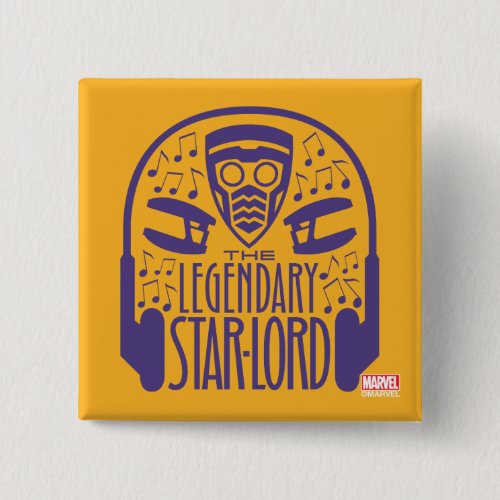 Guardians of the Galaxy  The Legendary Star_Lord Pinback Button