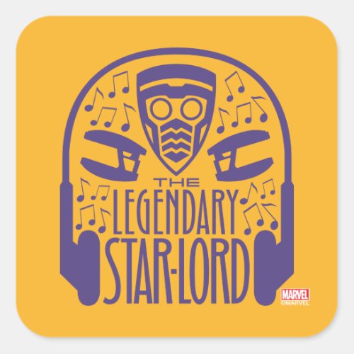 Guardians of the Galaxy  The Legendary Star_Lord Square Sticker