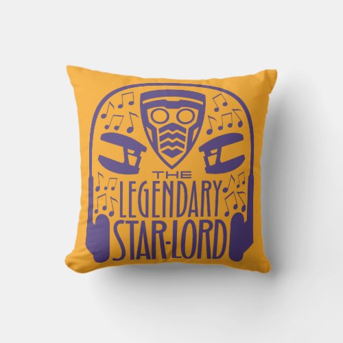 Guardians of the Galaxy  The Legendary Star_Lord Throw Pillow