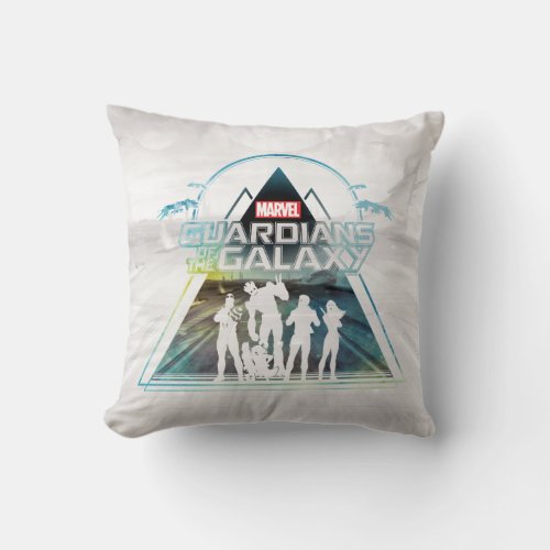 Guardians of the Galaxy  Triangle Outline Crew Throw Pillow