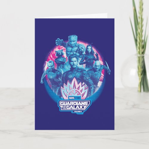 Guardians of the Galaxy Vaporwave Team Graphic Card