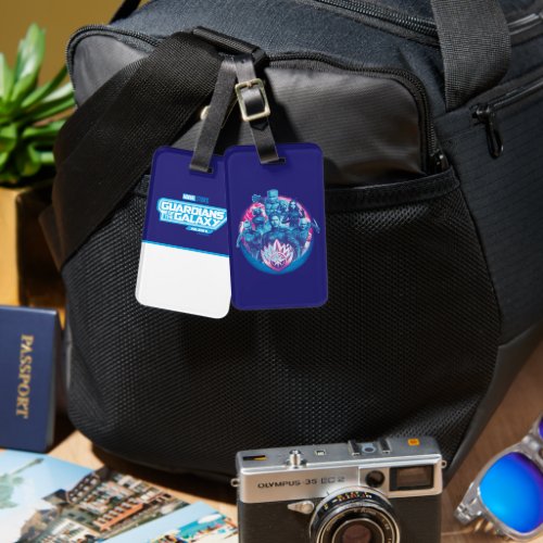 Guardians of the Galaxy Vaporwave Team Graphic Luggage Tag