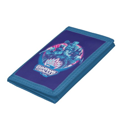 Guardians of the Galaxy Vaporwave Team Graphic Trifold Wallet