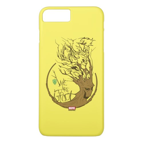 Guardians of the Galaxy  We Are Groot Branches iPhone 8 Plus7 Plus Case