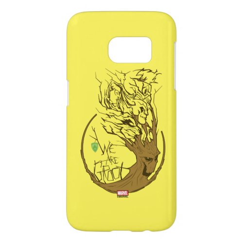 Guardians of the Galaxy  We Are Groot Branches Samsung Galaxy S7 Case