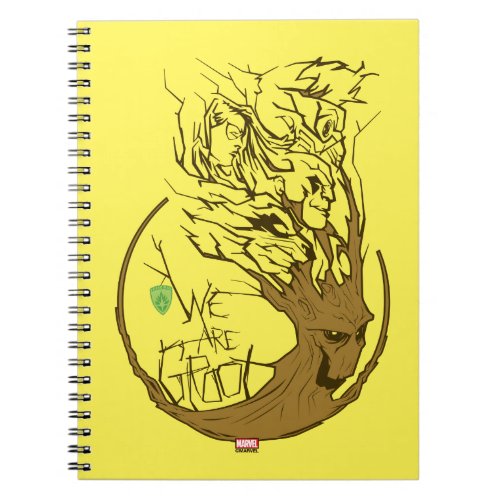Guardians of the Galaxy  We Are Groot Branches Notebook