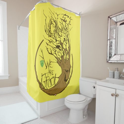 Guardians of the Galaxy  We Are Groot Branches Shower Curtain