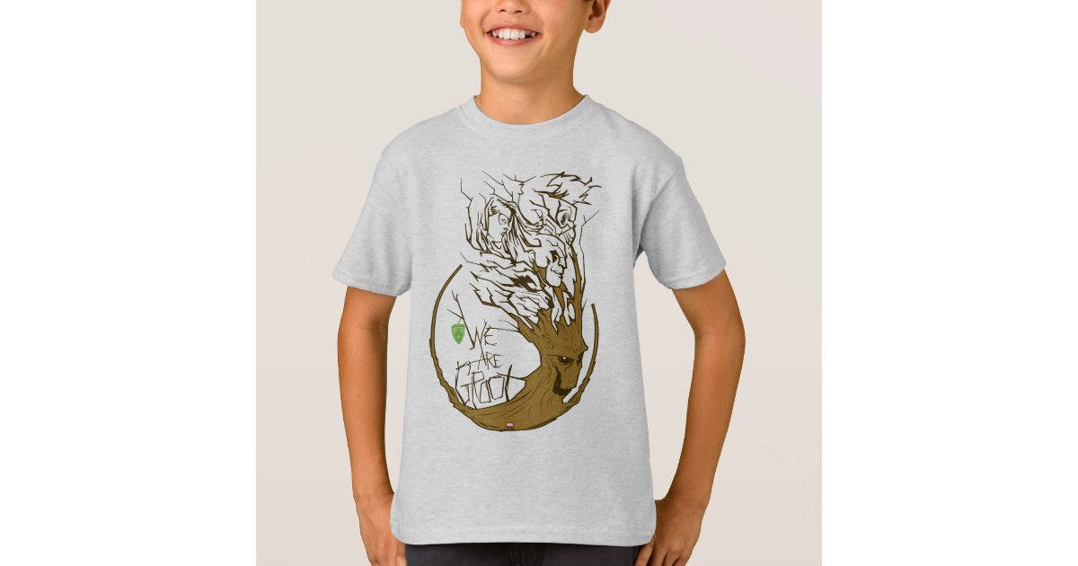 Guardians of the Galaxy | We Are Groot Branches T-Shirt | Zazzle