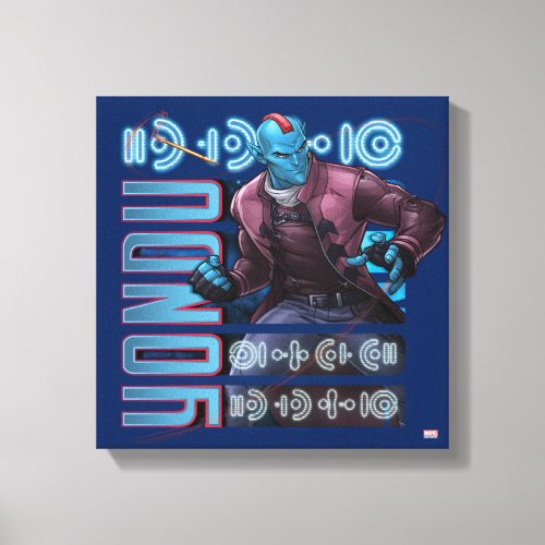 Guardians of the Galaxy  Yondu Character Badge Canvas Print