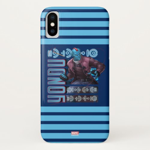 Guardians of the Galaxy  Yondu Character Badge iPhone X Case
