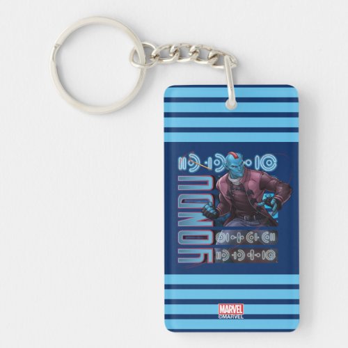 Guardians of the Galaxy  Yondu Character Badge Keychain