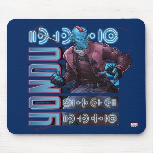 Guardians of the Galaxy  Yondu Character Badge Mouse Pad