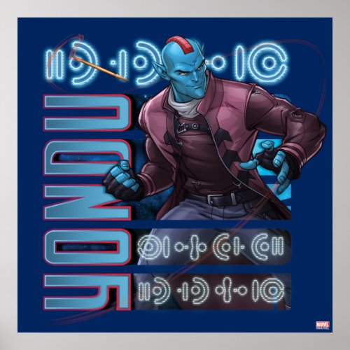 Guardians of the Galaxy  Yondu Character Badge Poster