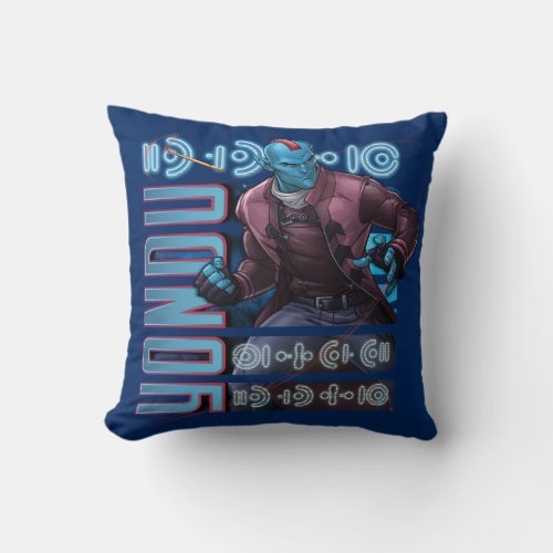 Guardians of the Galaxy  Yondu Character Badge Throw Pillow