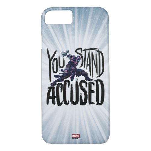 Guardians of the Galaxy  You Stand Accused iPhone 87 Case