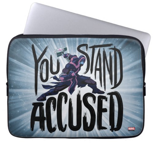 Guardians of the Galaxy  You Stand Accused Laptop Sleeve