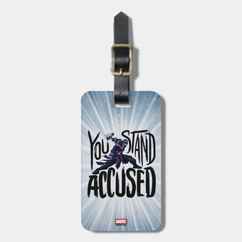 Guardians of the Galaxy  You Stand Accused Luggage Tag